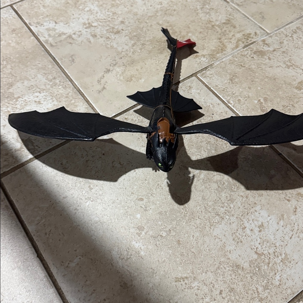 Black and Brown Dragon Toy